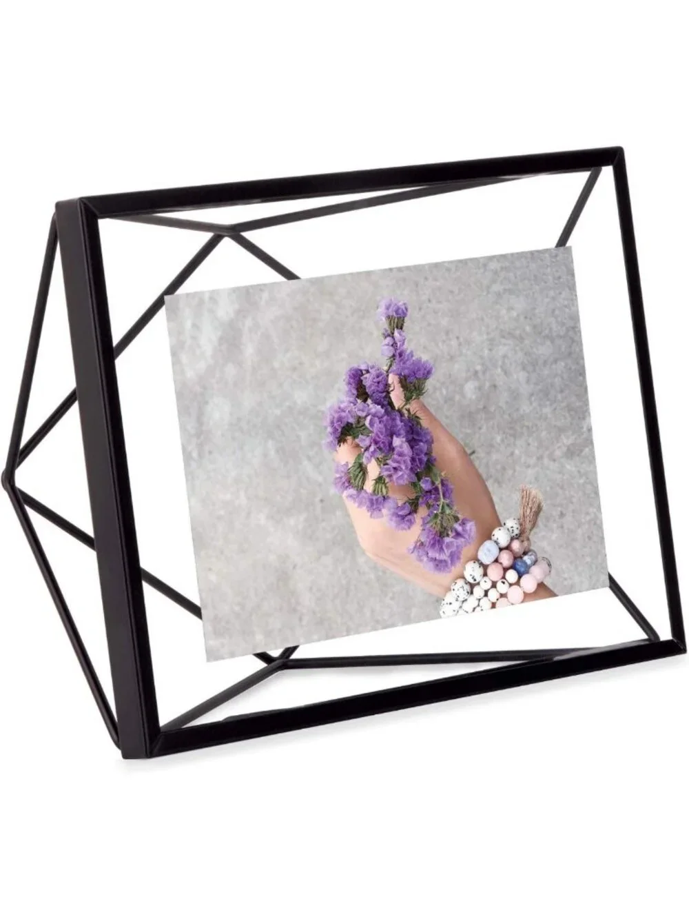 Modern Floating Metal Picture Frame 4x6 - Stylish Wall Decor for Home or Office